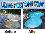 Ultra Poly One Coat is a Hybrid-Epoxy Coating for refinishing plastered or fiberglass pool, spas or fountains.