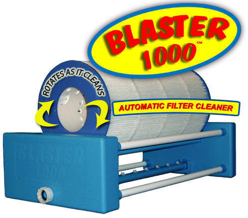 The Blaster 1000 Automatic Filter Cartridge Cleaner, for pools and spas.
