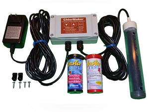 ChlorMaker Drape-Over Salt Chlorine Generator, for spas and swim spas.