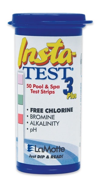 Insta-Test 3-Plus Test Strips, for Pools and Spas.