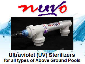 NUVO Ultraviolet Sterilizers for Residential Pools.