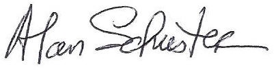 Alan Schuster signature