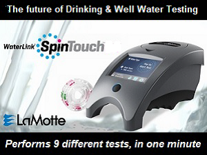 WaterLink SpinTouch Lab for Drinking Water and Well Water Testing.