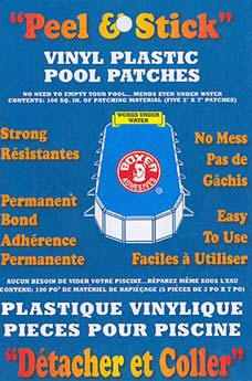 Boxer Peel & Stick Vinyl pool repair patches