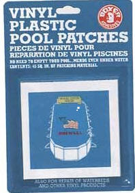 Boxer vinyl plastic pool patches