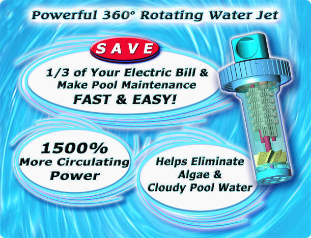 The Circulator:  circulation booster for all types of pools.