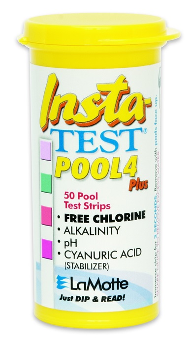 Insta-Test POOL 4-Plus Test Strips, for Pools and Spas.