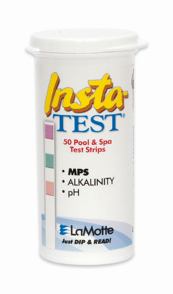 Insta-Test MPS (monopersulfate) pH and TA Pool and Spa Test Strips.